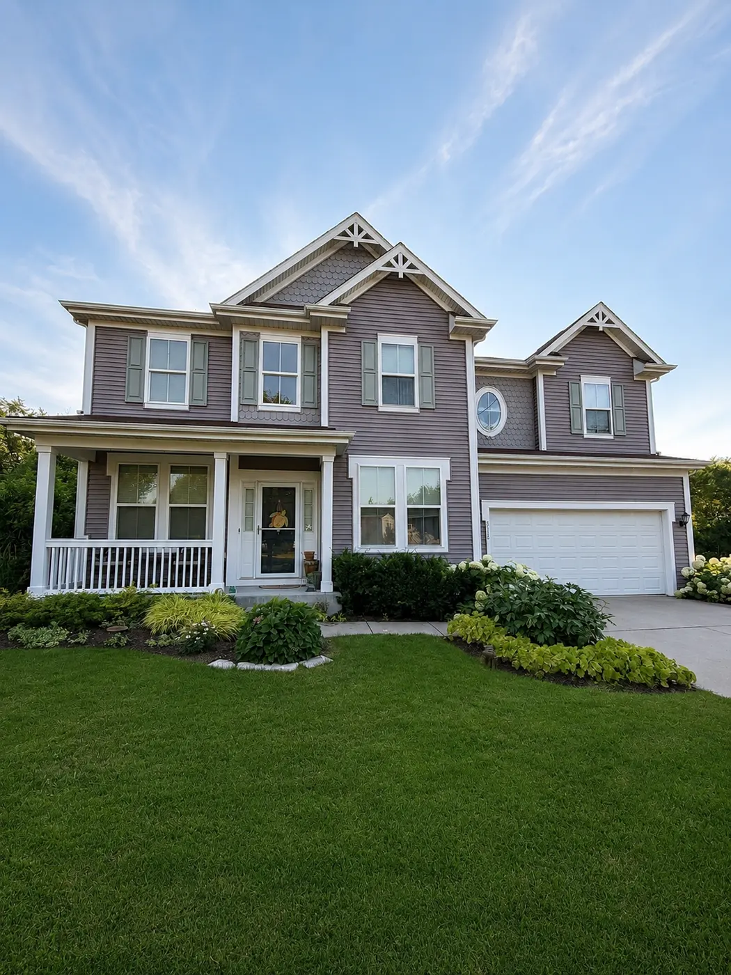 Exterior Painting project — Craftsman Two-Story Repaint