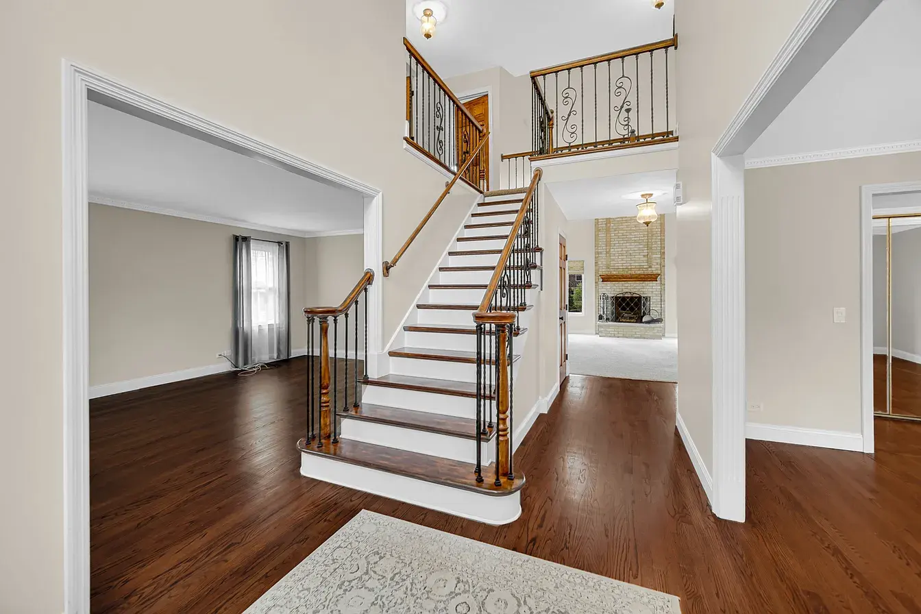 Interior Painting project — Two-Story Foyer & Staircase